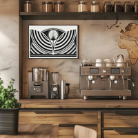 Abstract Geometric Art Deco Modern Symmetrical Poster