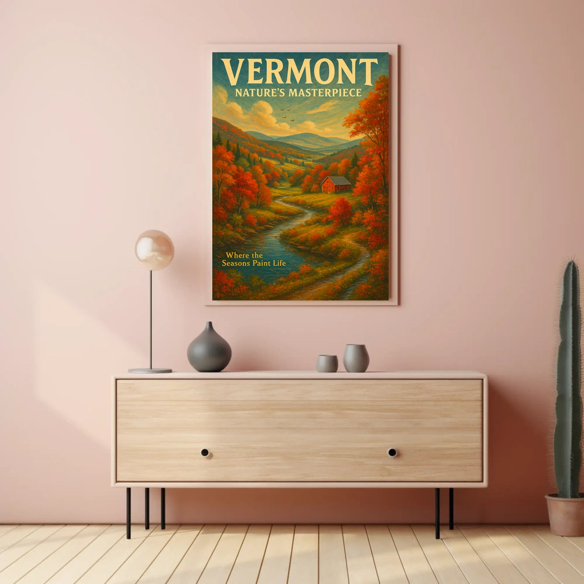Vermont Natures Masterpiece Poster
