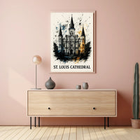 St. Louis Cathedral Art Poster