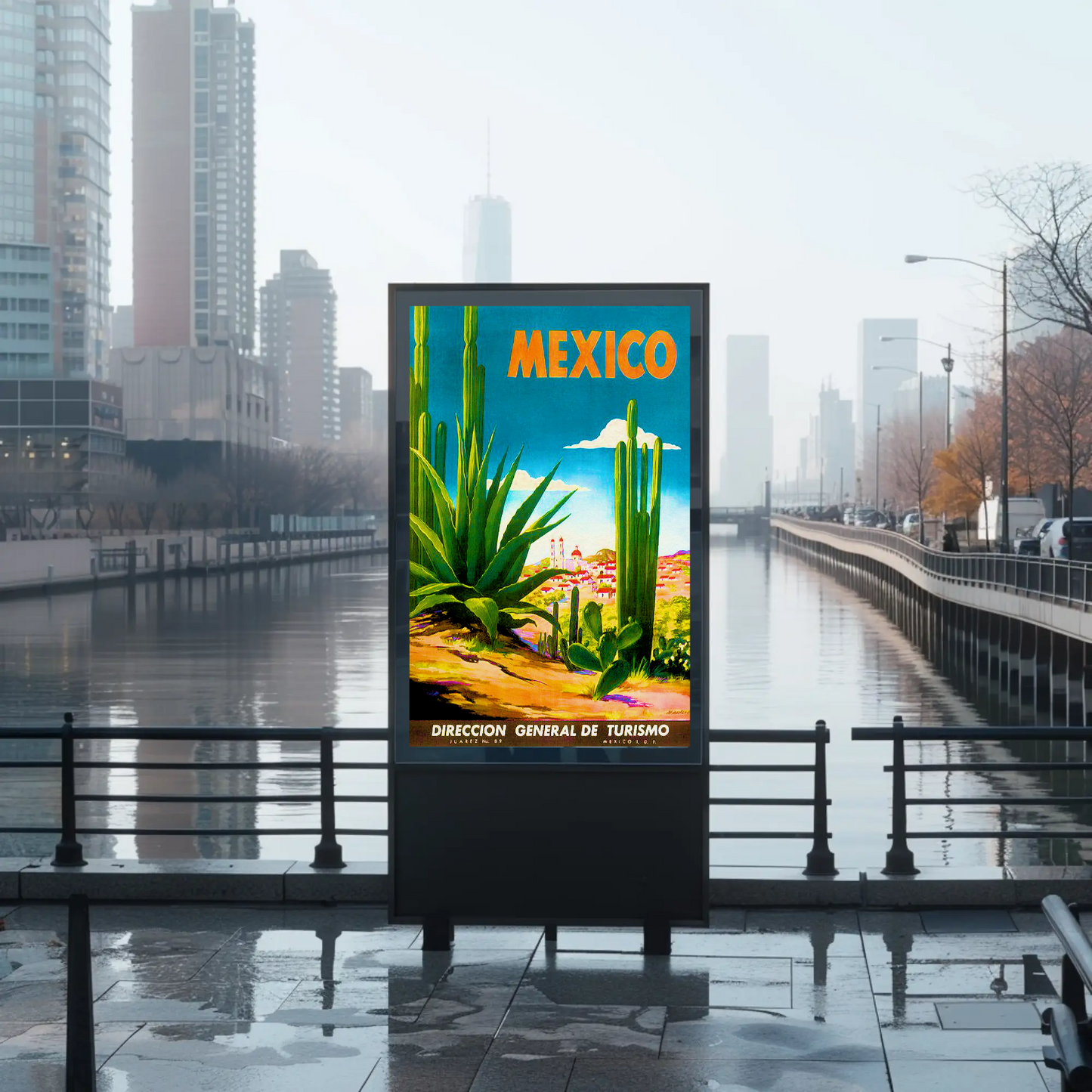 Vintage Mexico Travel Poster