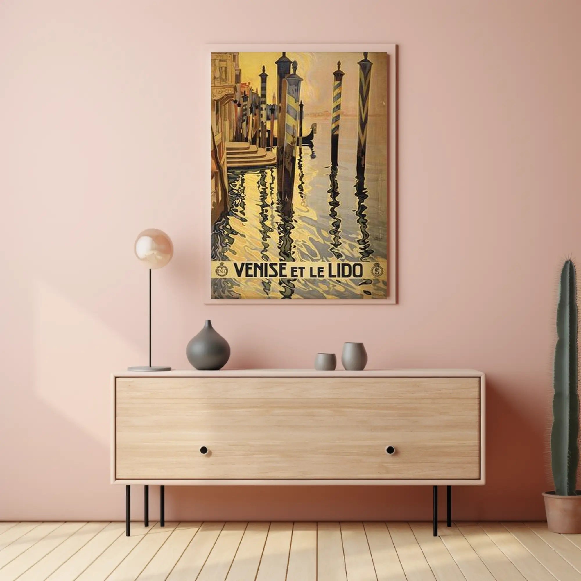 Venise et le Lido Poster PosterGoat