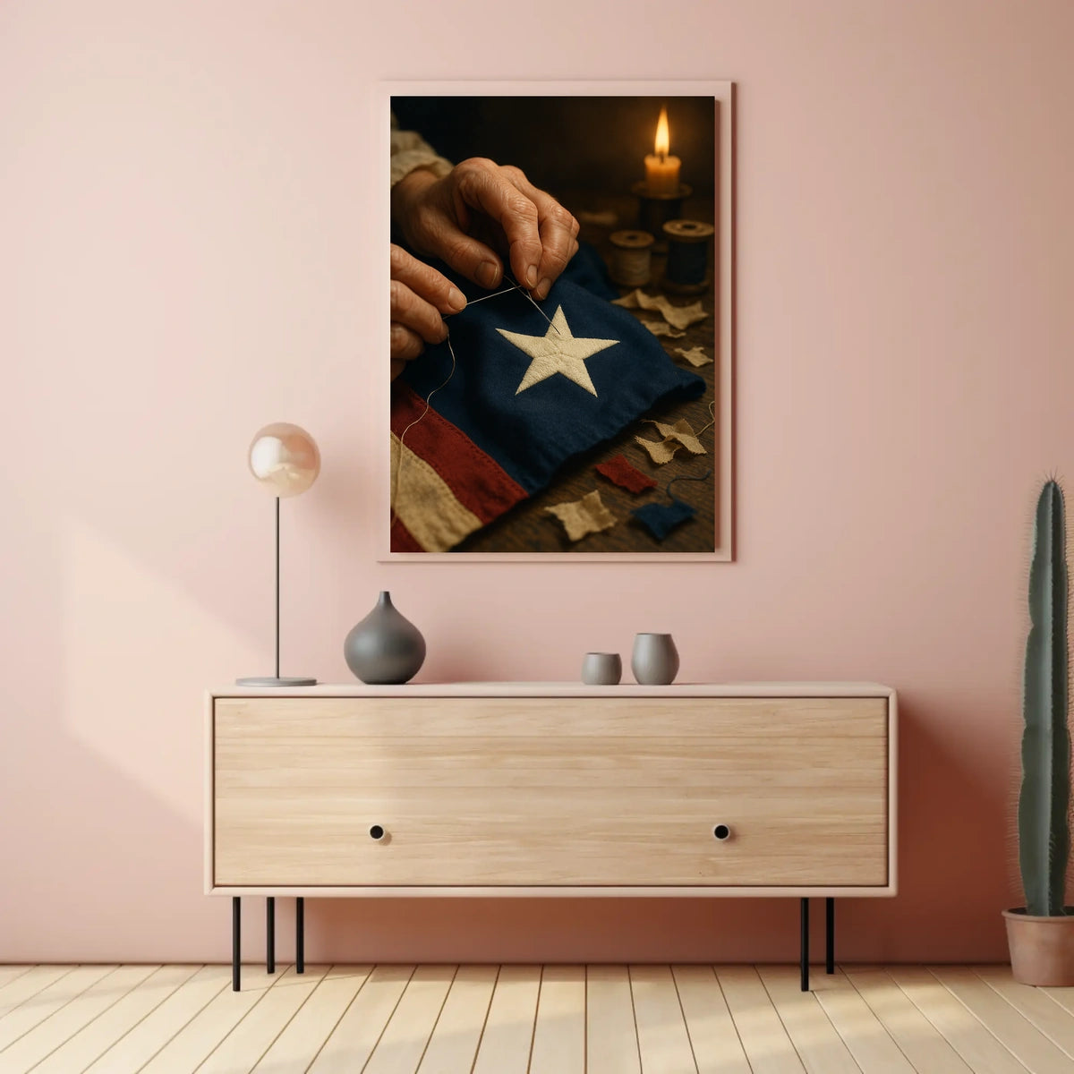 Crafting the Stars and Stripes Poster