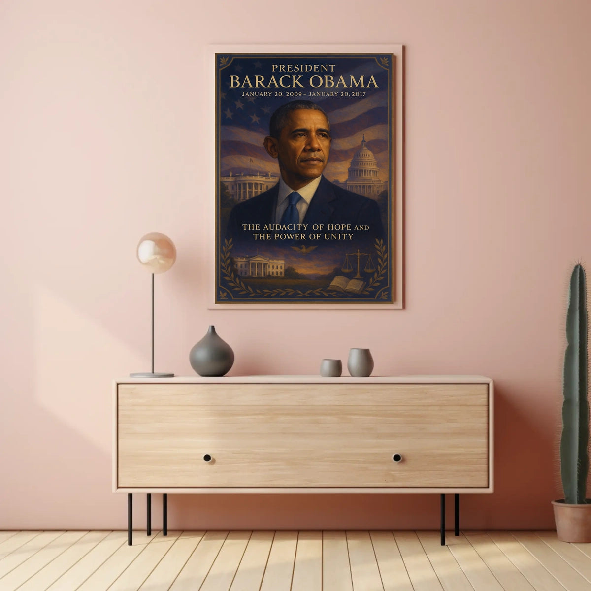Barack Obama Leadership Legacy Historical or Presidential Poster