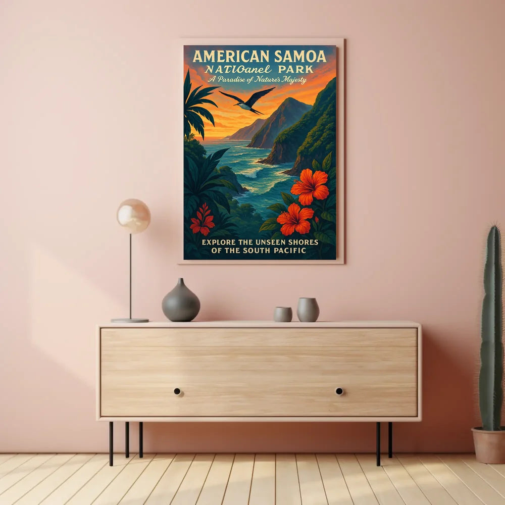 Explore the Unseen Shores of American Samoa Poster