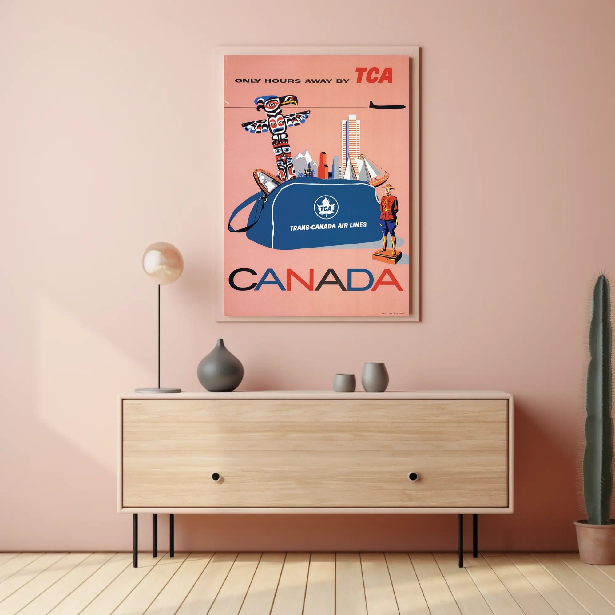 Vintage Trans-Canada Air Lines Travel Poster PosterGoat