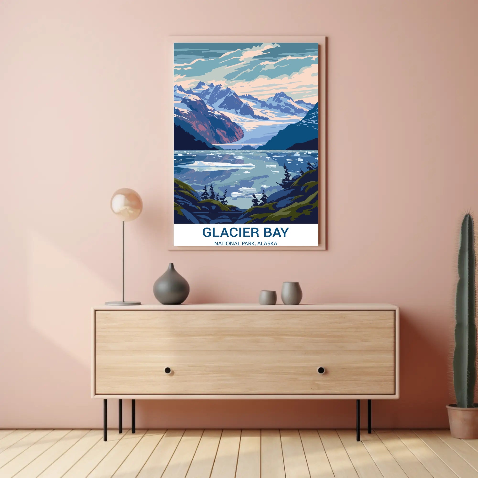 Glacier Bay Serenity National Park Poster