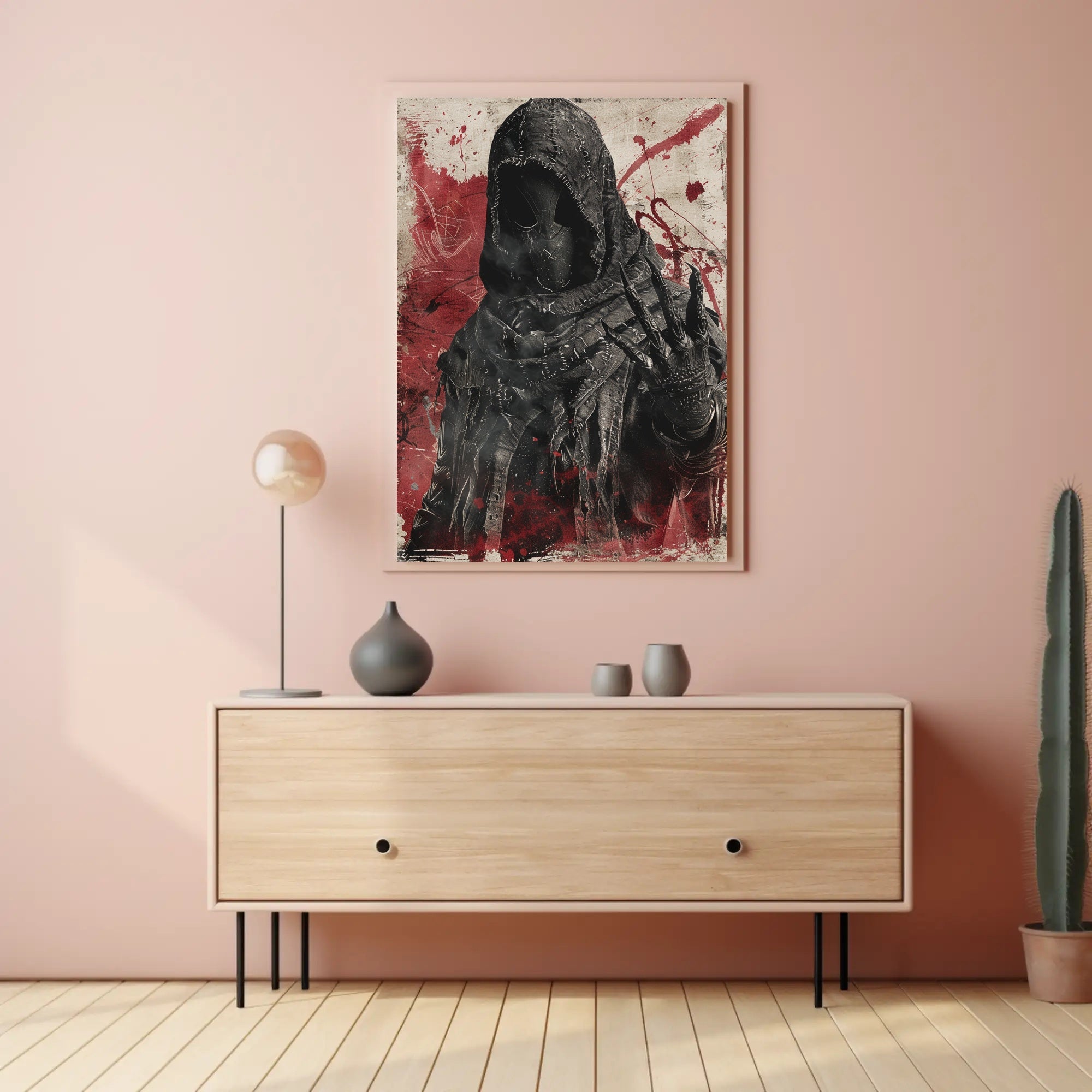 The Enigmatic Figure Art Poster Decor for Home and Office PosterGoat