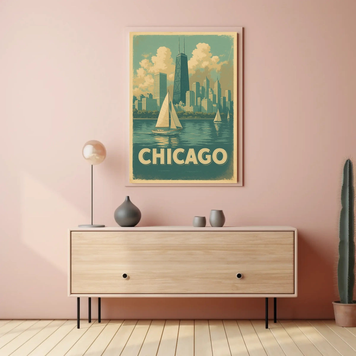 Chicago Skyline Poster