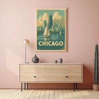 Chicago Skyline Poster