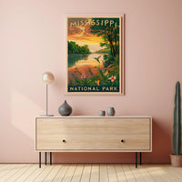 Mississippi National Park Poster