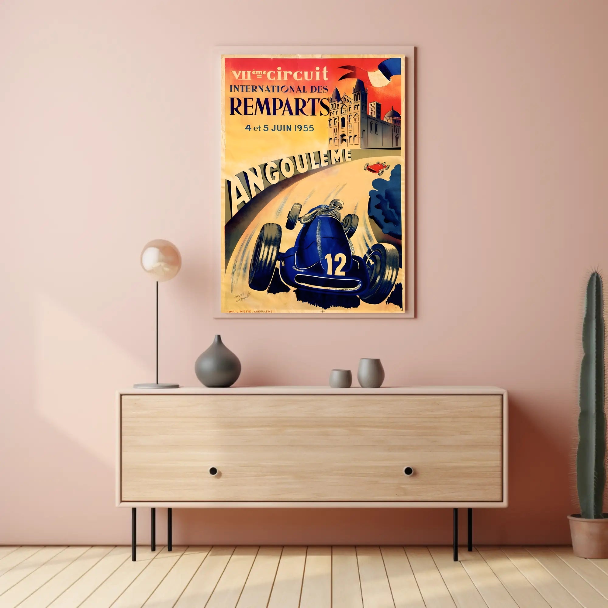 Circuit des Remparts 1955 Poster