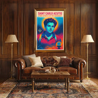 Saint Carlo Acutis Cyber Apostle Of Poster