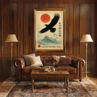 Glacier National Park Artistic National Park Poster