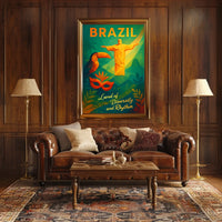Brazil Land Of Diversity And Rhythm Poster