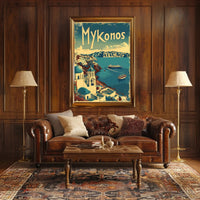 Discover Mykonos: Idyllic Greek Island Adventure Poster
