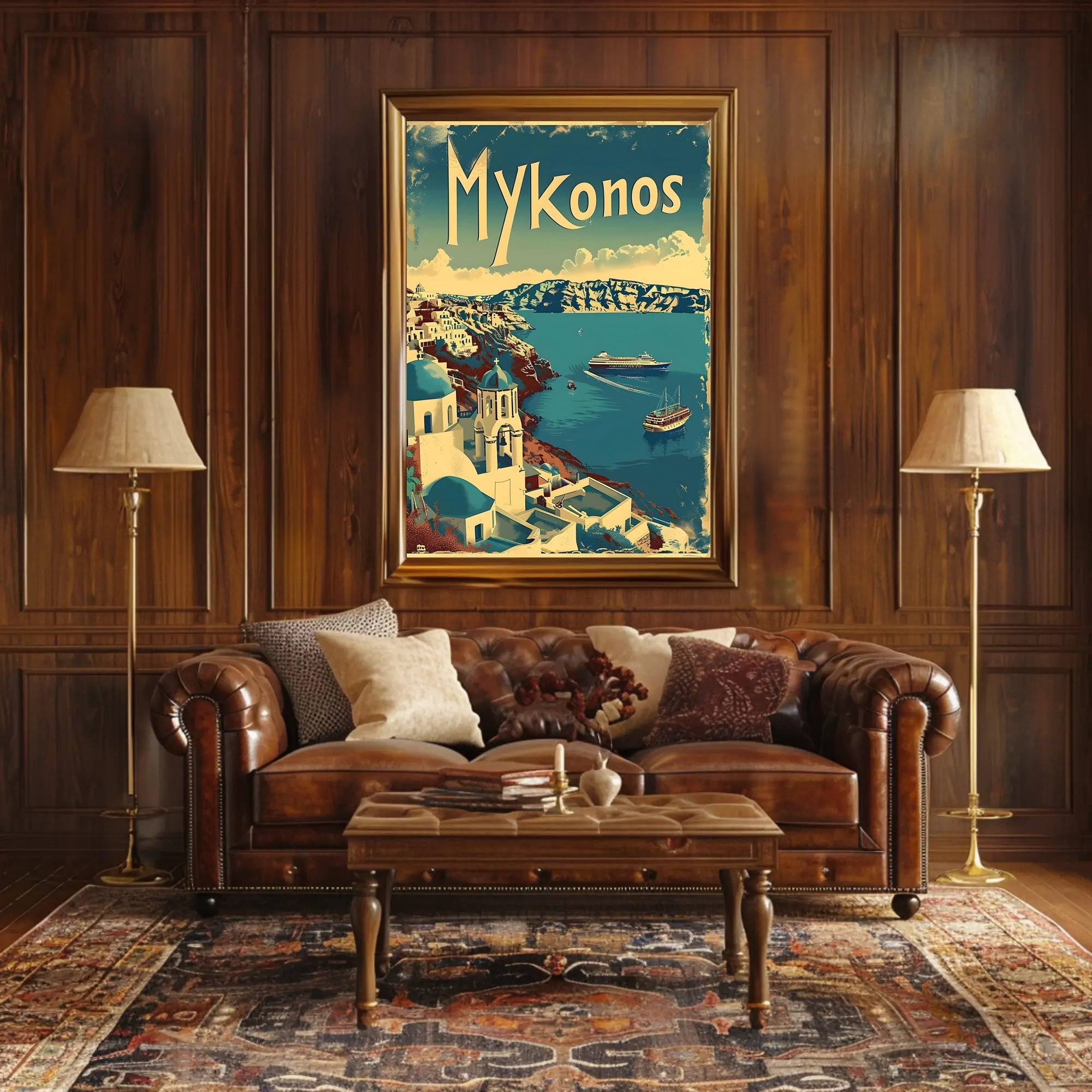 Discover Mykonos: Idyllic Greek Island Adventure Poster