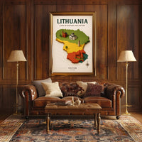 Lithuania Land of History and Nature Poster PosterGoat