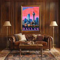 Dallas Cityscape Poster