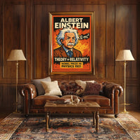 Albert Einstein Theory Of Relativity Poster