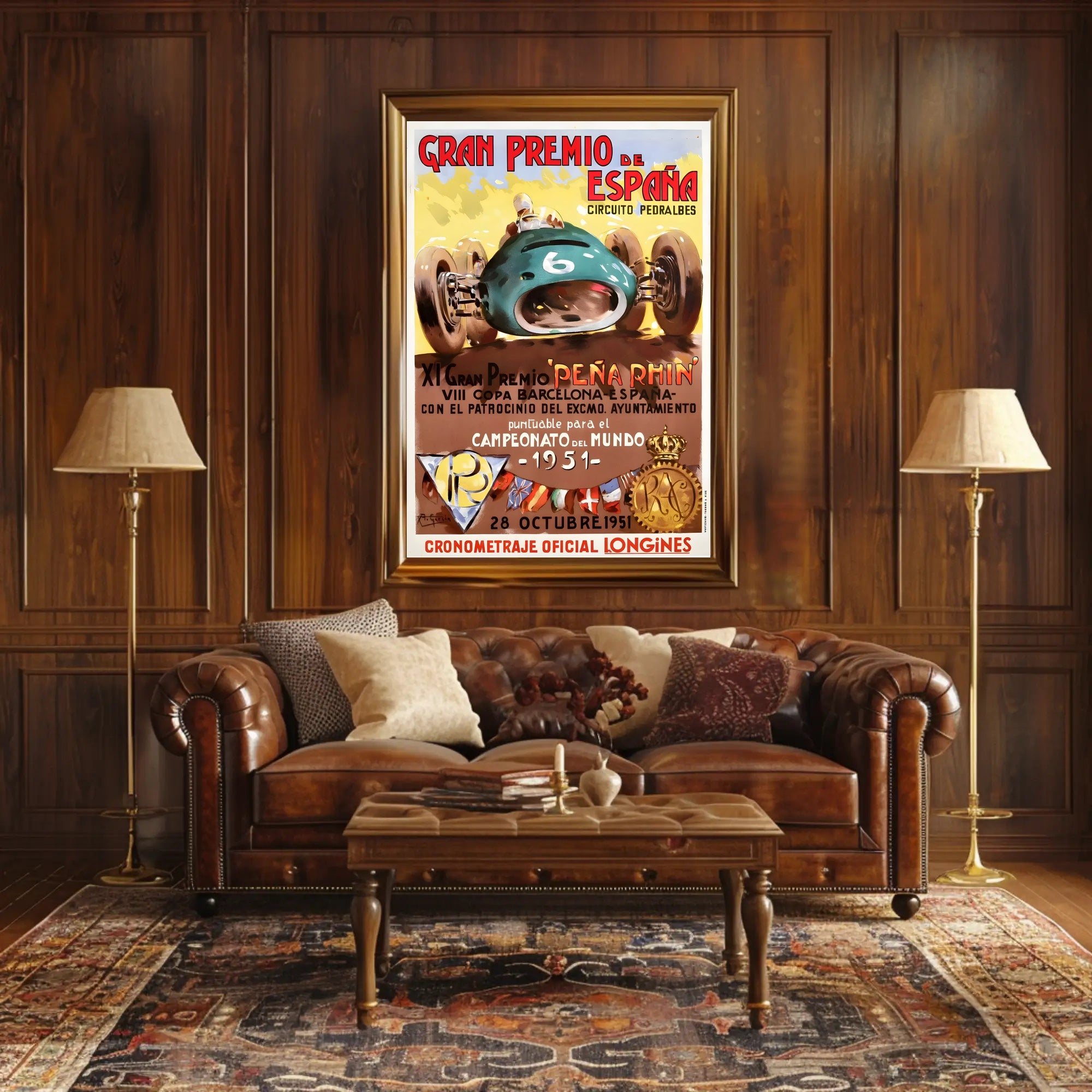 Gran Premio de España 1951 Poster