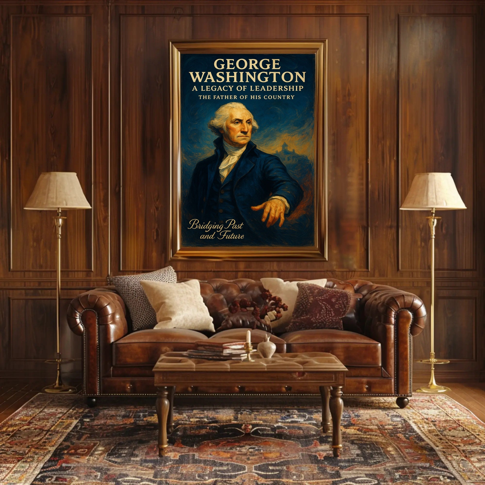 George Washington A Legacy of Leadership Poster PosterGoat