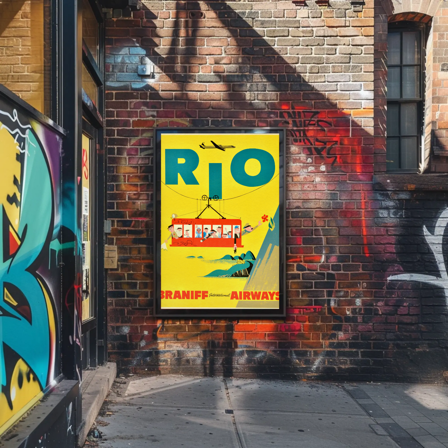 Rio Braniff International Airways Poster