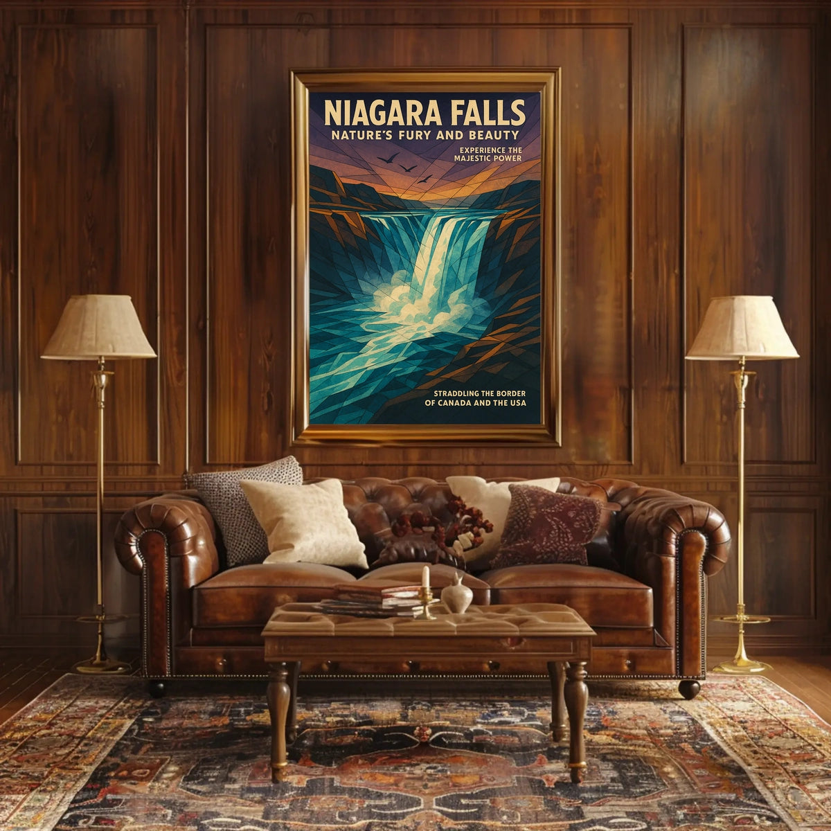 Niagara Falls Natures Fury and Beauty Poster