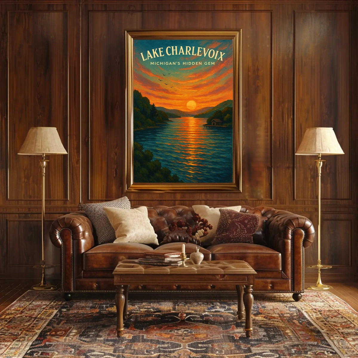 Lake Charlevoix MichiganS Hidden Gem Poster