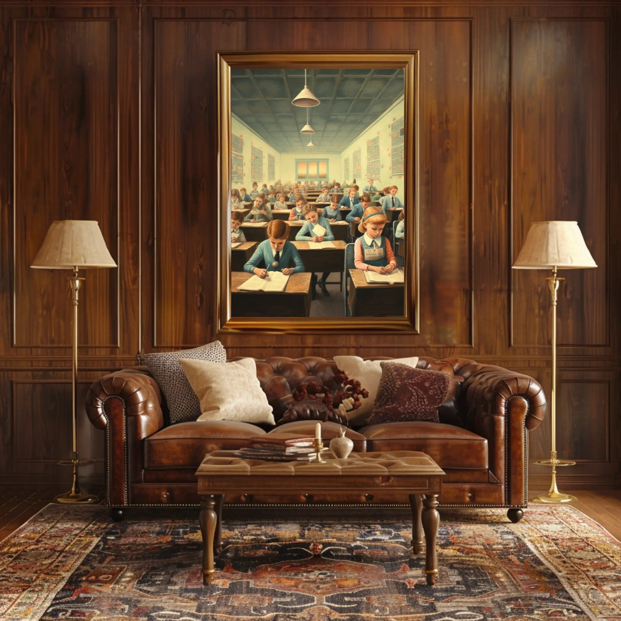 Classroom of the Past Poster