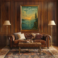 The Great Lakes Poster PosterGoat