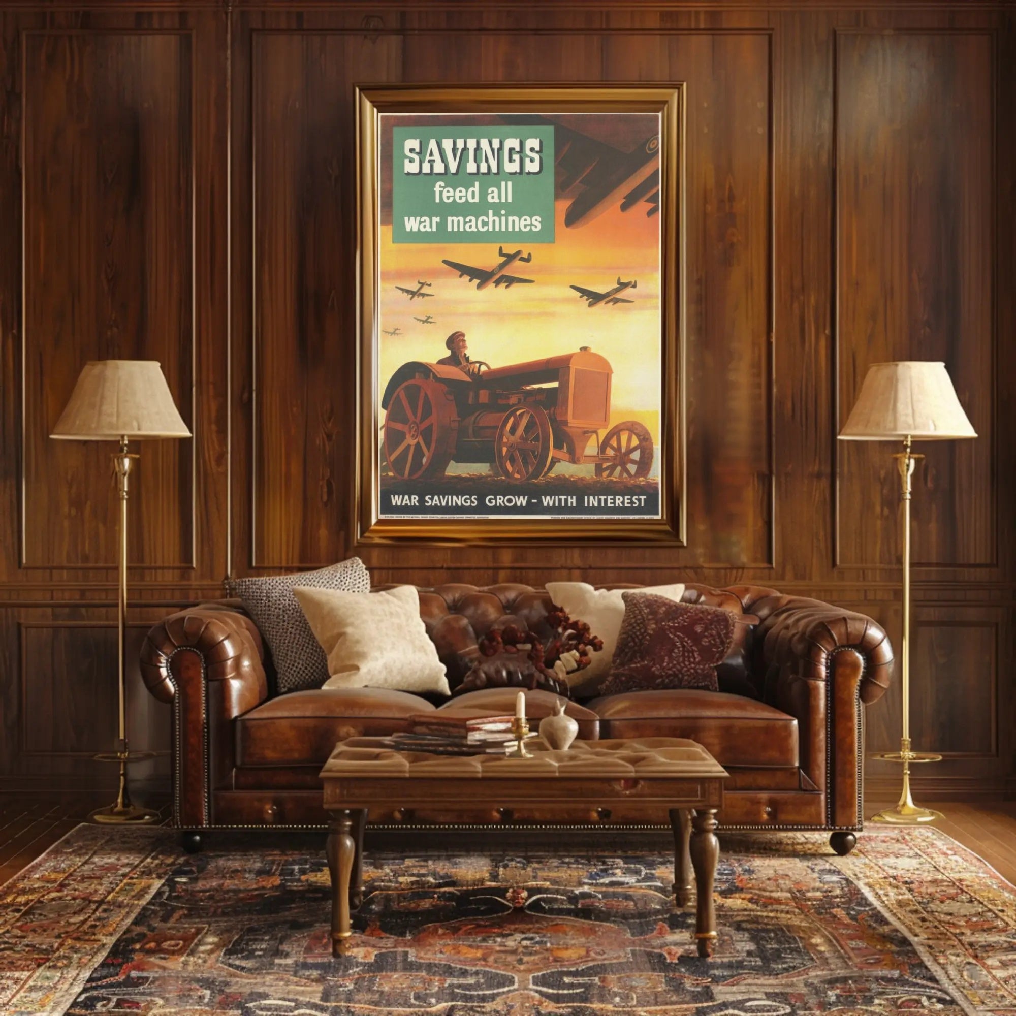 WWII Savings Incentive Vintage Propaganda Poster