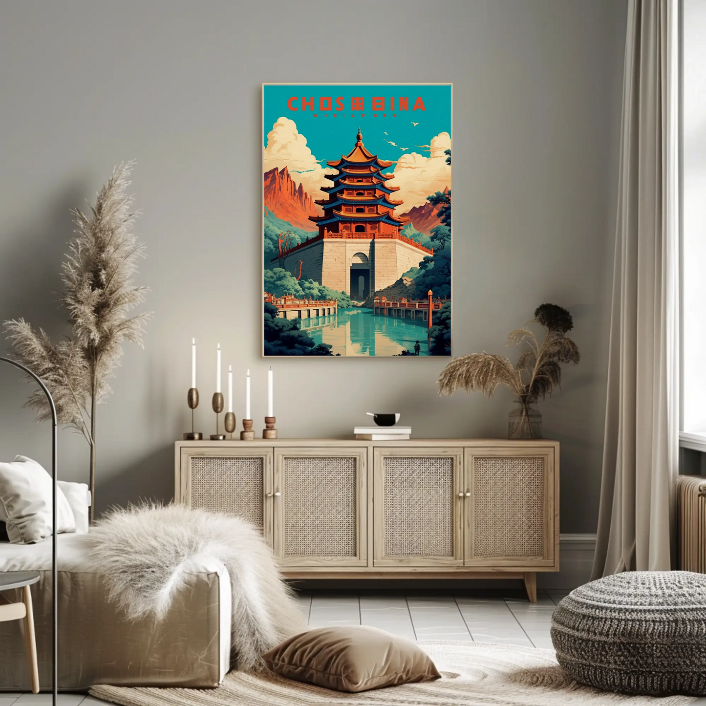 Serene View of the Great Wall