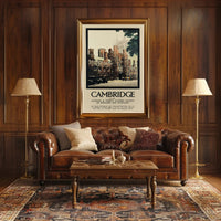 Cambridge Travel Nostalgia: Historic Railway Poster PosterGoat
