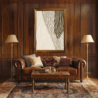 Zebra Stripe Illusion Poster