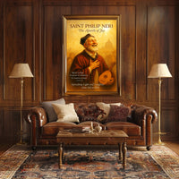 Saint Philip Neri The Apostle of Joy Poster PosterGoat