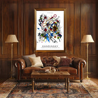 Kandinsky Bauhaus Lithograph 1922 Poster
