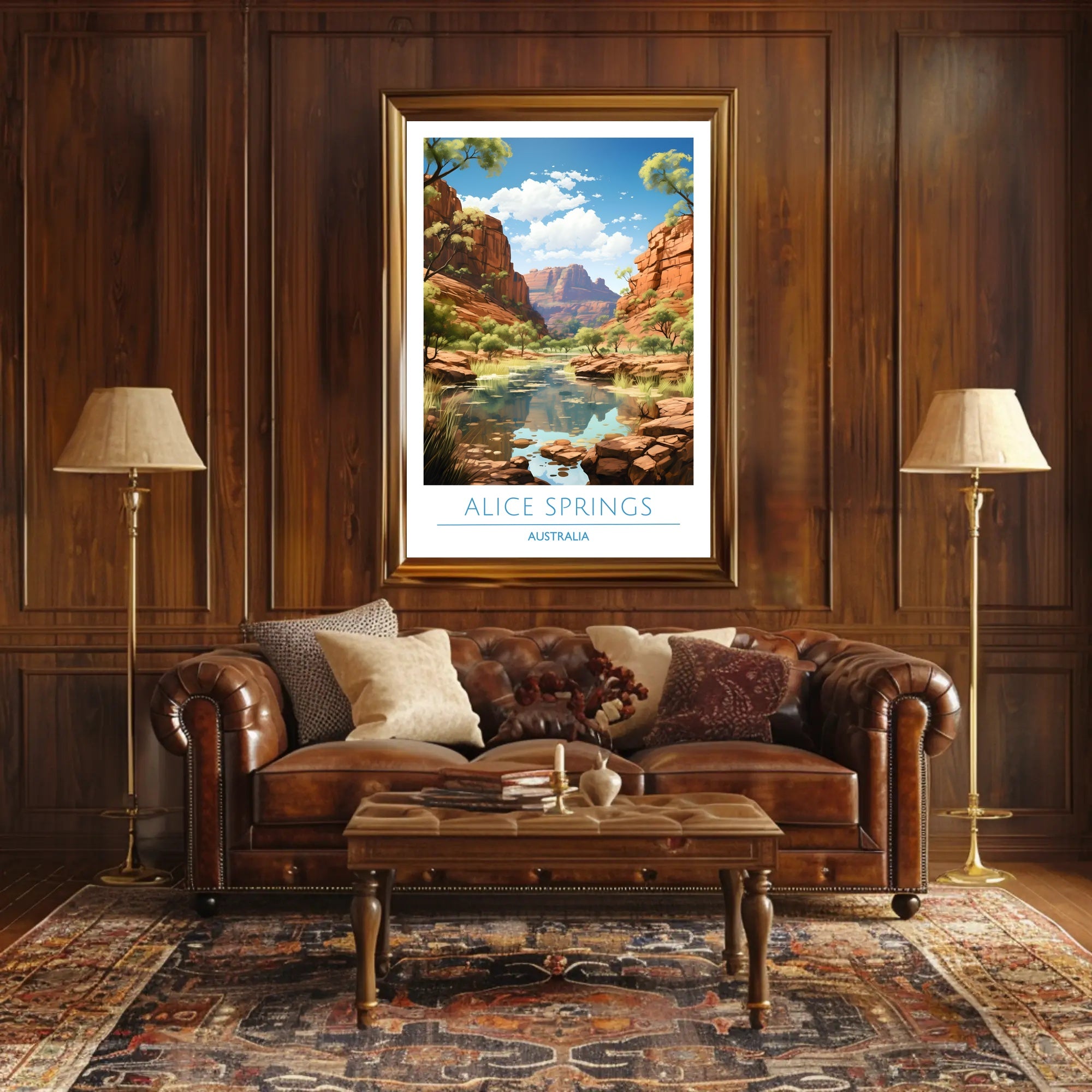 Alice Springs Landscape Poster