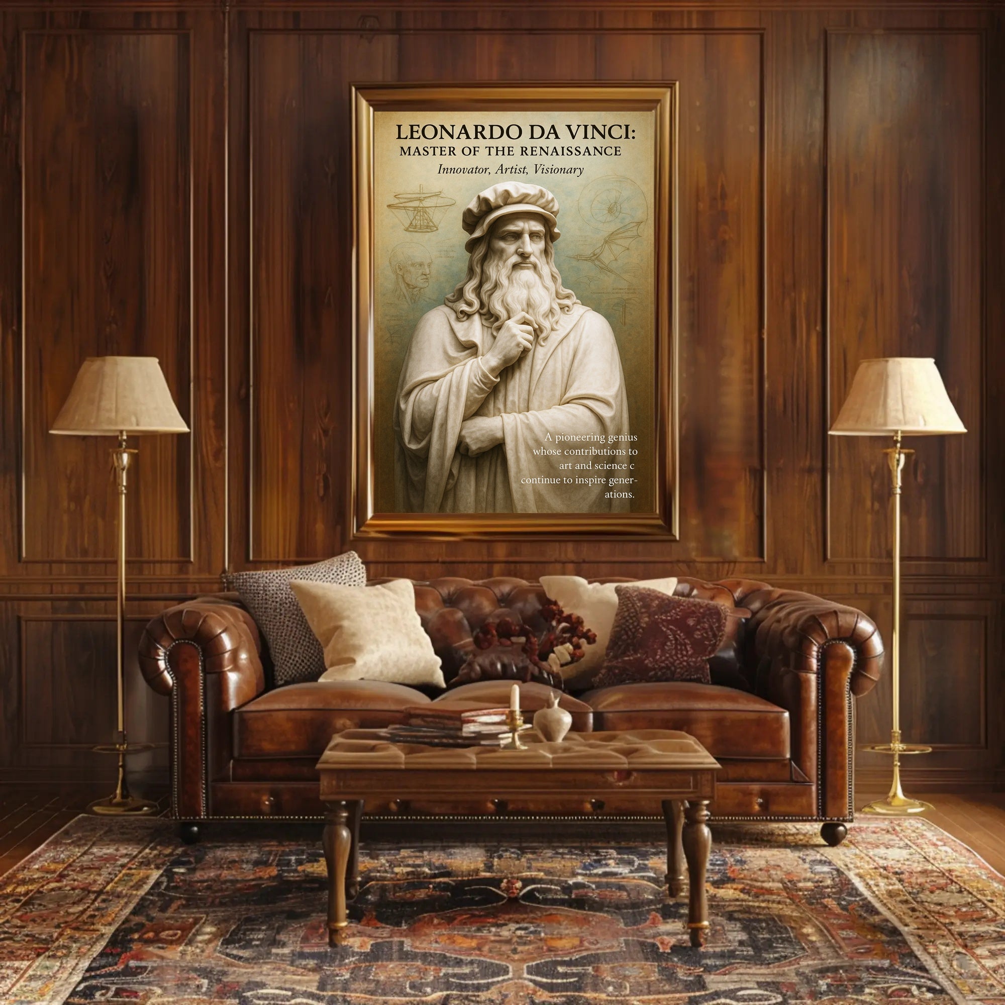Leonardo da Vinci: Master of the Renaissance Poster PosterGoat