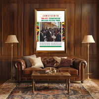 Black History Juneteenth Celebration Cultural or Heritage Poster