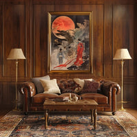 Vintage Urban Landscape Art Deco Poster