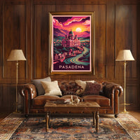 Pasadena Sunset Poster