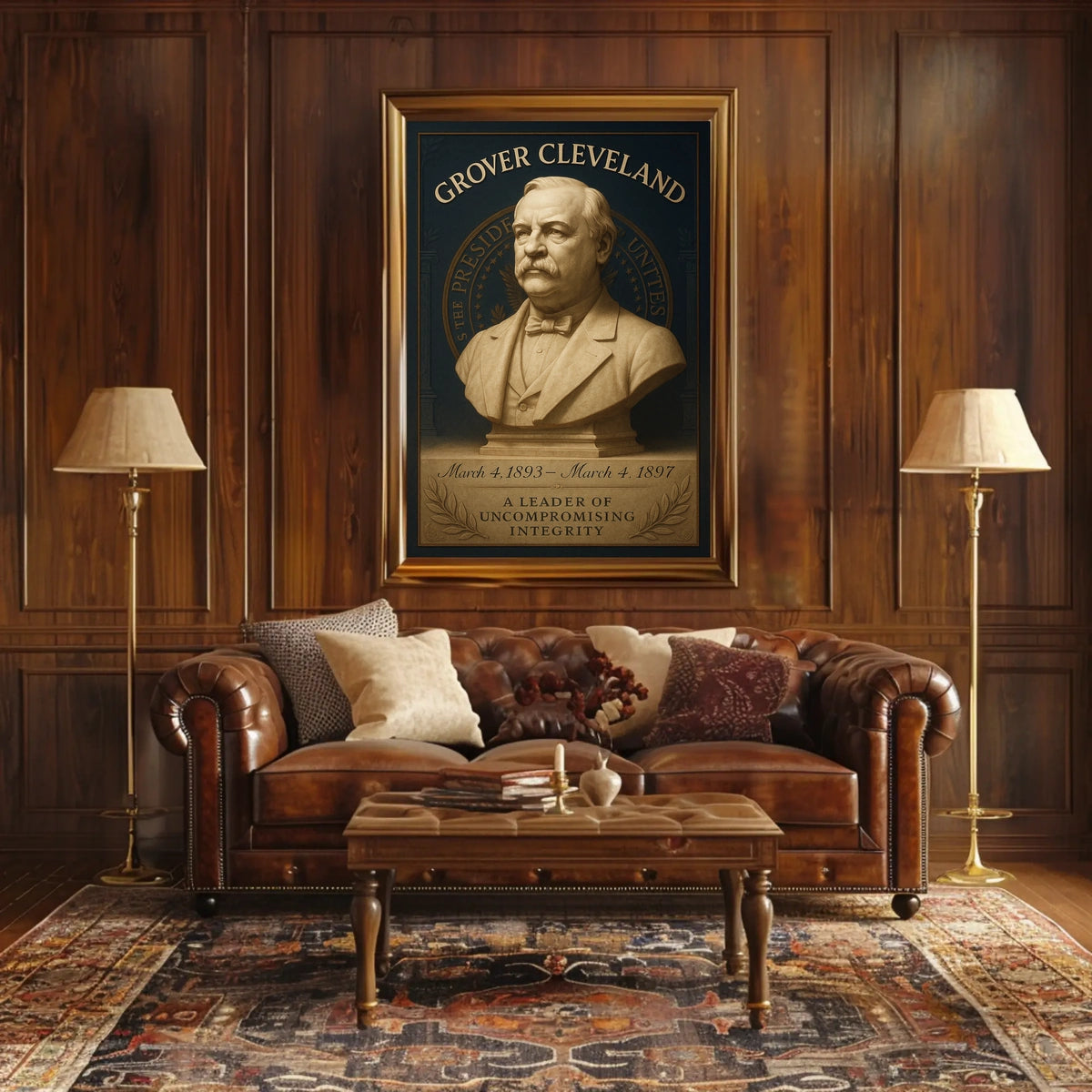 Grover Cleveland 24th President Poster