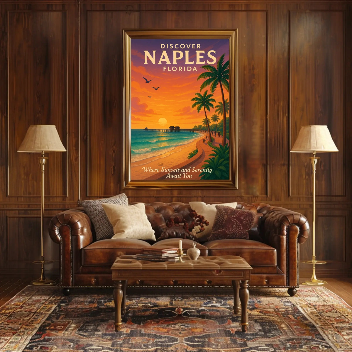 Discover Naples, Florida Poster