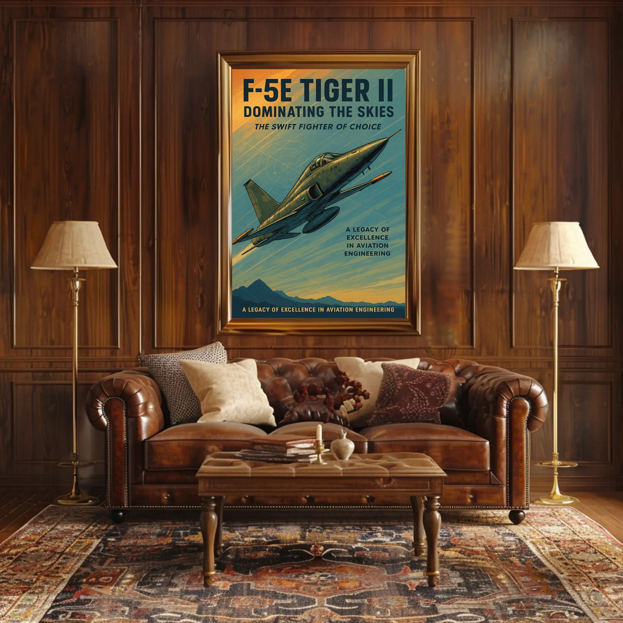 F-5E Tiger II Dominating the Skies Poster PosterGoat