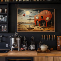 Surreal Dreamscape: Abstract Artistic Poster