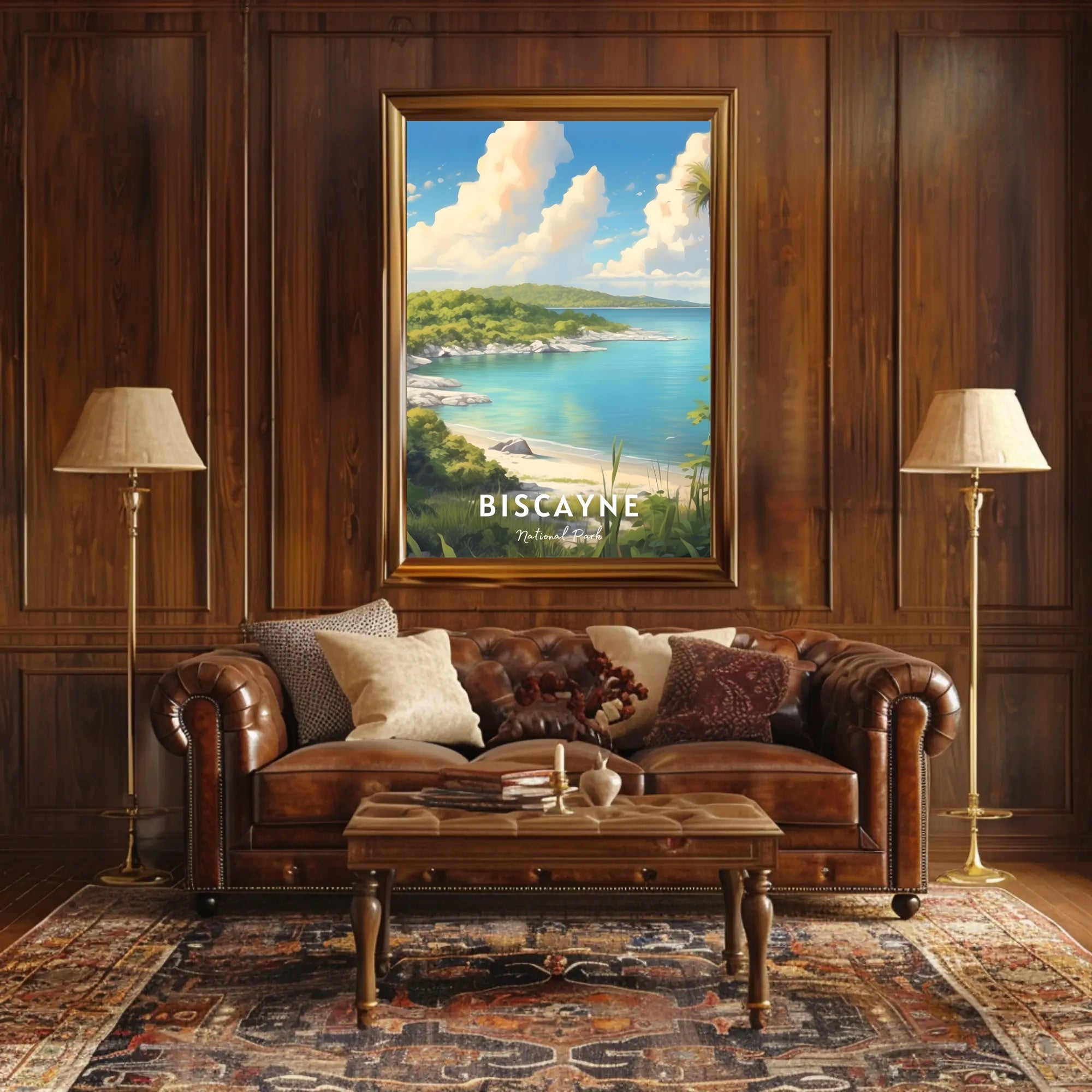 Biscayne Coastal Serenity National Park Poster