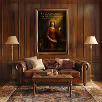 St. Catherine of Alexandria  The Scholar Who Defied an Empire Poster PosterGoat