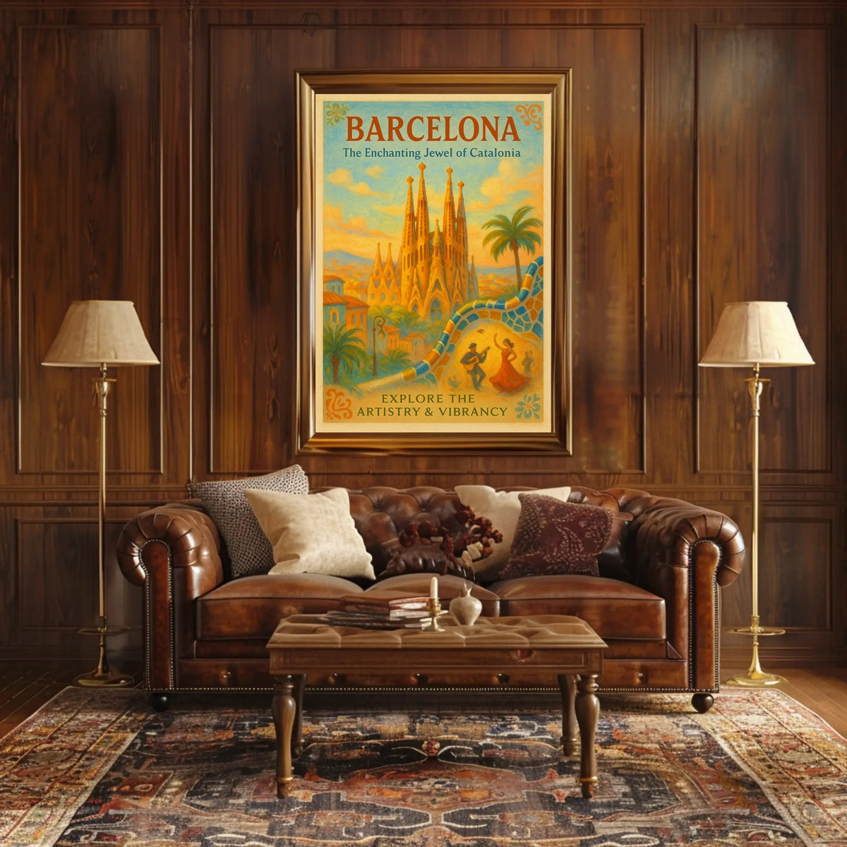 Barcelona The Enchanting Jewel of Catalonia Poster