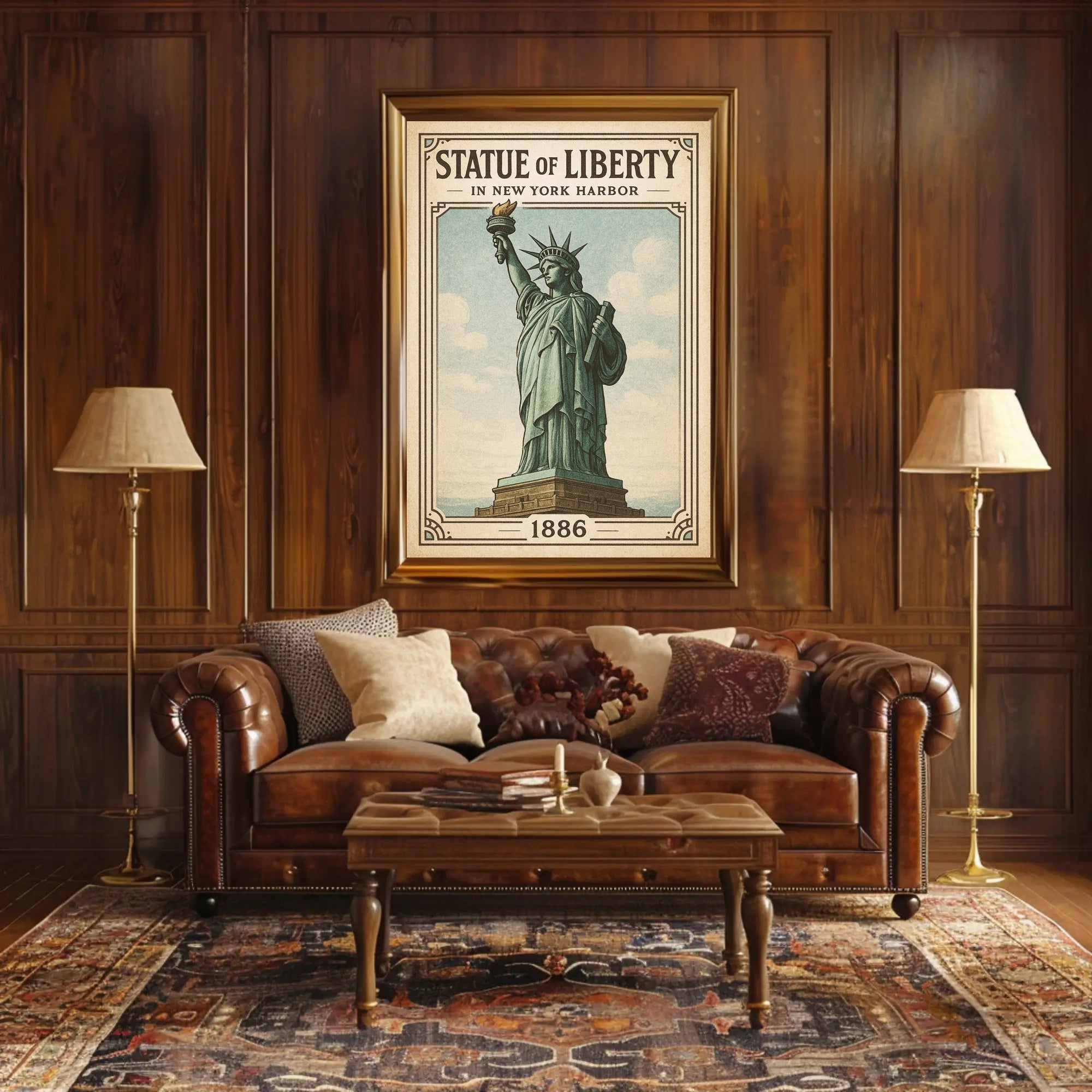 Statue of Liberty 1886 Poster PosterGoat