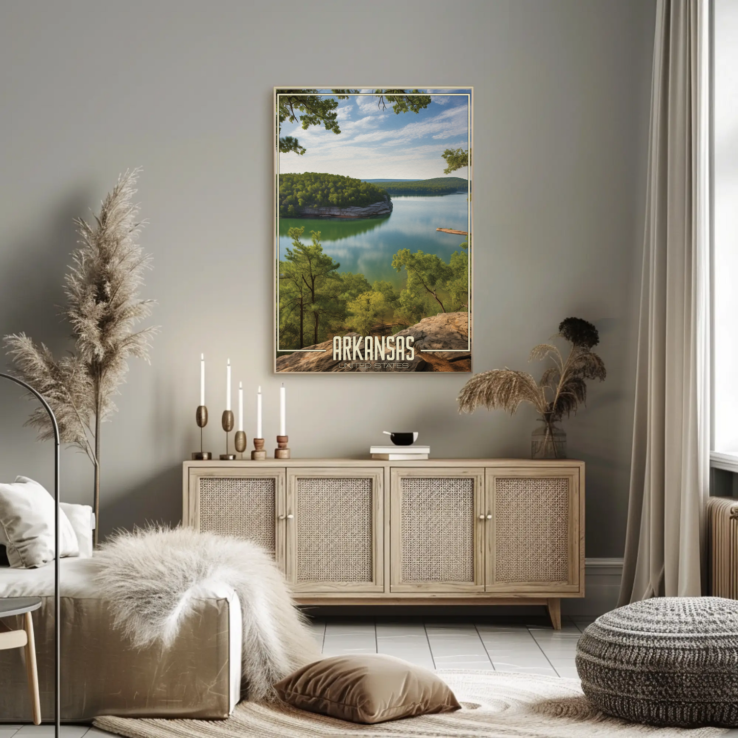 Arkansas Vintage Poster